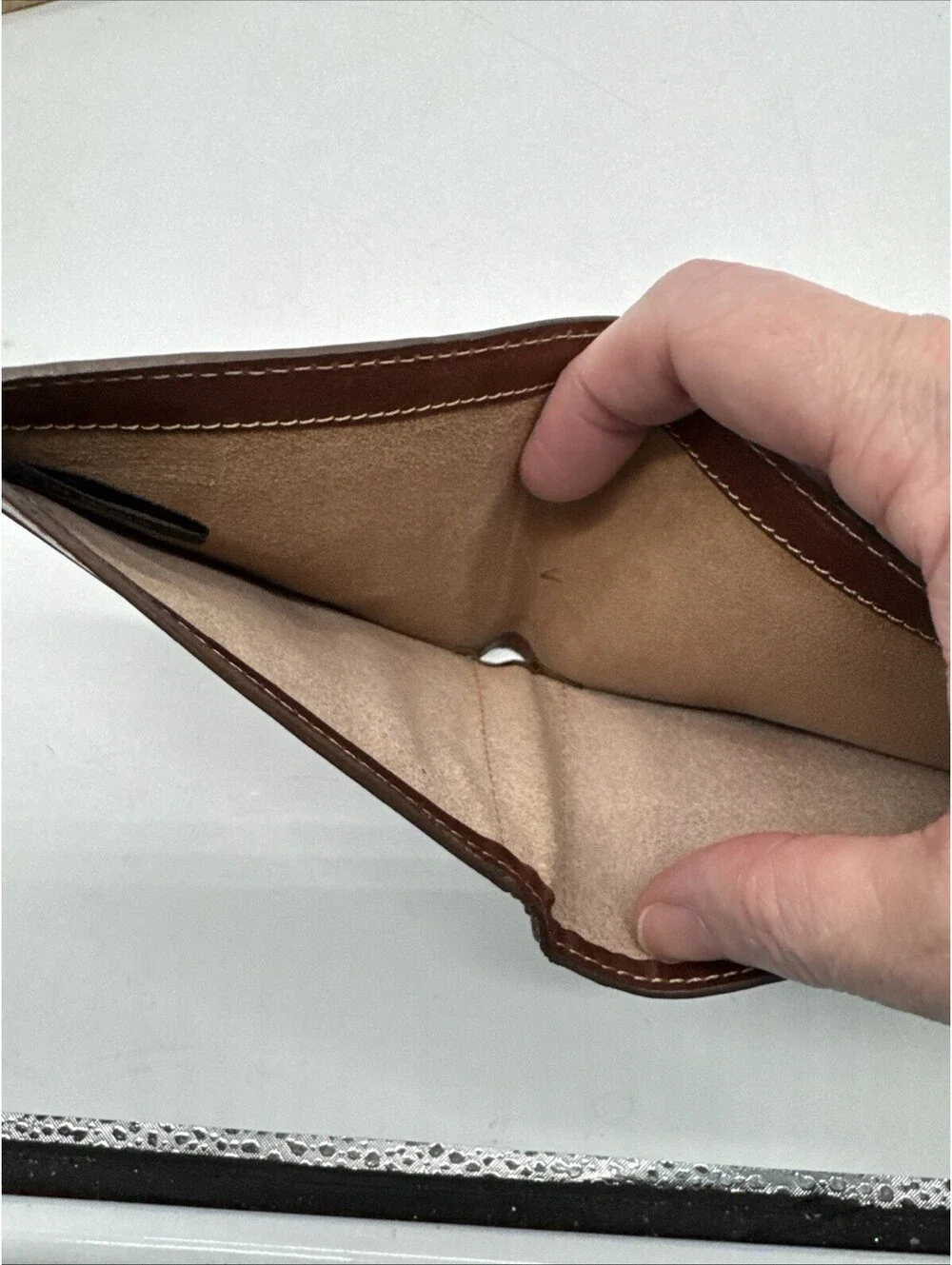 Leather skull wallet, bifold handmade skull art wallet, leather gift